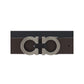 Ferragamo Black Calf Leather Bos Taurus Regular Belt