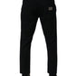 Dolce & Gabbana Dark Blue Cotton Stretch Loose Men Denim Jeans