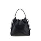 Brunello Cucinelli Black Calf Leather Bos Taurus Shoulder Bag