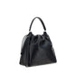 Brunello Cucinelli Black Calf Leather Bos Taurus Shoulder Bag