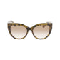 Ferragamo Brown Acetate Sunglasses