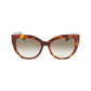 Ferragamo Brown Acetate Sunglasses