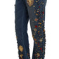 Dolce & Gabbana Enchanted Sicily Embellished Boyfriend Jeans