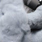 Dolce & Gabbana Powder Blue Mink Fur Neck Warmer Scarf
