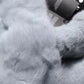 Dolce & Gabbana Powder Blue Mink Fur Neck Warmer Scarf