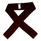 Dolce & Gabbana Bordeaux Cotton Silk Fringe Shawl Wrap Scarf