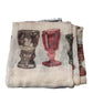 Dolce & Gabbana Multicolor Glass Cashmere Foulard Scarf