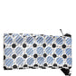 Dolce & Gabbana White Blue Polka Dotted Silk Skinny Scarf