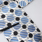 Dolce & Gabbana White Blue Polka Dotted Silk Skinny Scarf