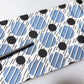 Dolce & Gabbana White Blue Polka Dotted Silk Skinny Scarf