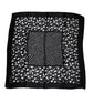 Dolce & Gabbana Black Floral Silk Square Wrap Shawl Scarf