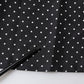 Dolce & Gabbana Black Polka Dots Silk Skinny Neck Wrap Scarf