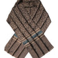 Dolce & Gabbana Brown Fantasy Silk Neck Wrap Shawl Scarf