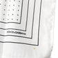 Dolce & Gabbana White Polka Dots Square Handkerchief Scarf
