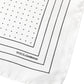 Dolce & Gabbana White Polka Dots Square Handkerchief Scarf