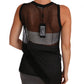 Dolce & Gabbana Elegant Sleeveless Black Mesh Top