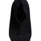 Dolce & Gabbana Black Wool Whole Head Wrap Balaclava Hat