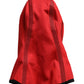 Dolce & Gabbana Red Logo Polyester Wide Brim Balaclava Hat