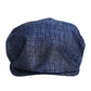 Dolce & Gabbana Blue Cotton Stretch Newsboy Hat