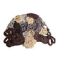 Dolce & Gabbana Multicolor Floral Silk Crochet Beanie Hat