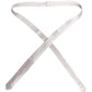 Dolce & Gabbana White Solid Silk Adjustable Necktie Tie