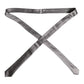 Dolce & Gabbana Metallic Silver Silk Adjustable Necktie Tie