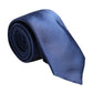 Dolce & Gabbana Blue Solid Silk Adjustable Necktie Tie