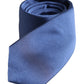 Dolce & Gabbana Blue Solid Silk Adjustable Necktie Tie