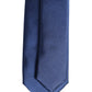 Dolce & Gabbana Blue Solid Silk Adjustable Necktie Tie