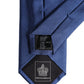 Dolce & Gabbana Blue Solid Silk Adjustable Necktie Tie