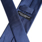 Dolce & Gabbana Blue Solid Silk Adjustable Necktie Tie