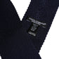 Dolce & Gabbana Dark Blue Silk Adjustable Necktie Tie
