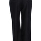 Dolce & Gabbana Chic High Waist Flare Jeans in Dark Blue