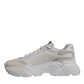 Dolce & Gabbana White Daymaster Low Top Sneakers Shoes