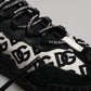 Dolce & Gabbana Black Logo Lace Up Low Top NS1 Sneakers Shoes