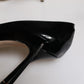 Dolce & Gabbana Black Patent Leather High Heels Pumps Shoes
