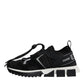 Dolce & Gabbana Black Mesh Sorrento Trekking Sneakers Shoes