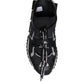 Dolce & Gabbana Black Mesh Sorrento Trekking Sneakers Shoes