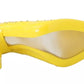 Dolce & Gabbana Yellow Crystal Heels CINDERELLA Shoes