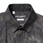 Dolce & Gabbana Black Royal Pet Portrait GOLD Dress Shirt