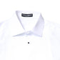 Dolce & Gabbana White Cotton Poplin Bib Formal Dress Shirt