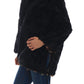 Dolce & Gabbana Elegant Black Lamb Fur Short Coat