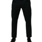 Dolce & Gabbana Dark Green Cotton Loose Men Denim Jeans