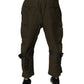 Dolce & Gabbana Brown Cotton Stretch Cargo Pants