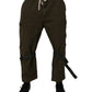 Dolce & Gabbana Brown Cotton Stretch Cargo Pants