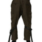 Dolce & Gabbana Brown Cotton Stretch Cargo Pants