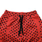 Dolce & Gabbana Red Hearts Cargo Jogger Men Sweatpants Pants