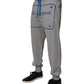 Dolce & Gabbana Gray Logo Cotton Men Jogger Sweatpants Pants