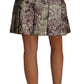 Dolce & Gabbana Elegant Floral A-Line Jacquard Skirt