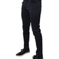 Dolce & Gabbana Dark Blue GOLD Cotton Skinny Men Denim Jeans